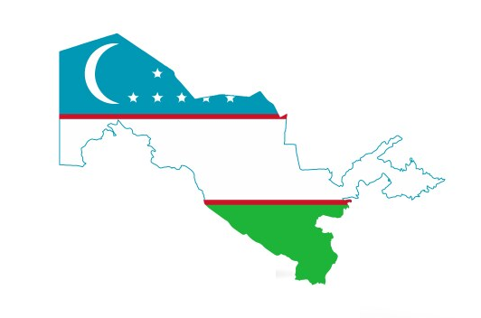 Узбекистан флаг