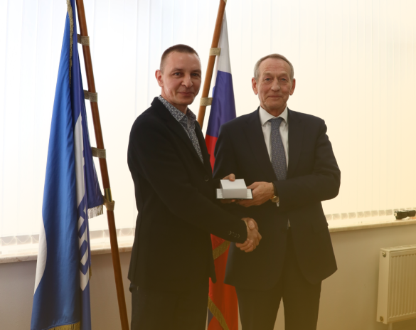 Заместитель гендиректора «ТРАСКО» Михаил Пальков награждён Знаком отличия АСМАП